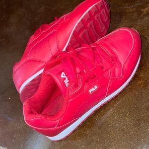 Red Fila Shoes